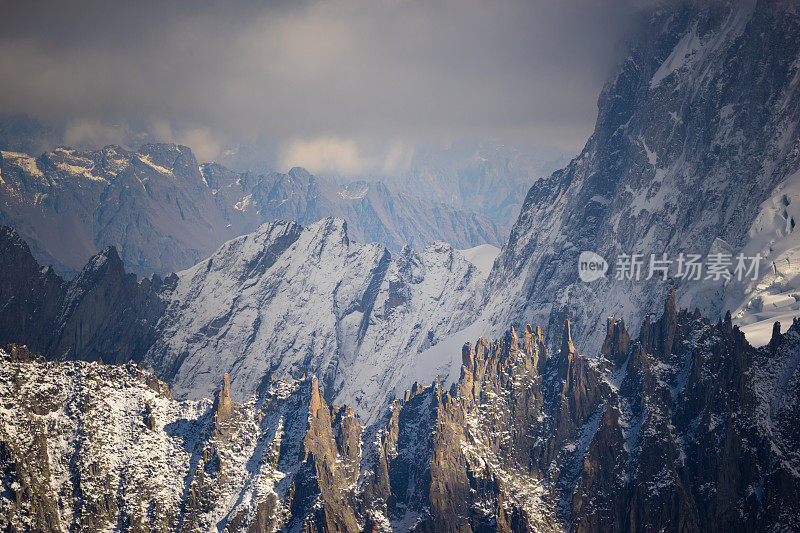 从Aiguille du Midi看勃朗山